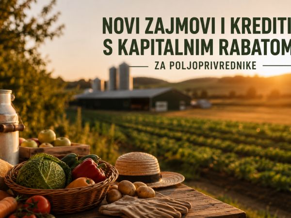 Novi financijski instrumenti za poljoprivrednike – ostvarite zajam ili kredit uz otpis dijela glavnice